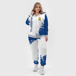 Женский 3D-костюм Реал Мадрид краска, цвет: 3D-меланж — фото 2