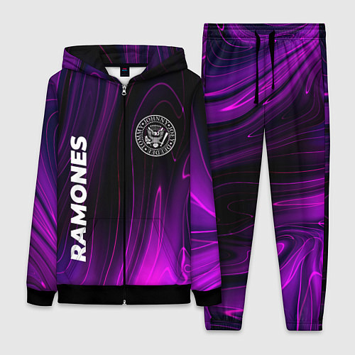 Женский костюм Ramones Violet Plasma / 3D-Черный – фото 1