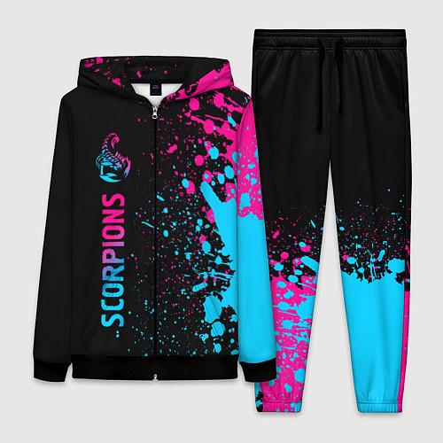Женский костюм Scorpions - Neon Gradient / 3D-Черный – фото 1