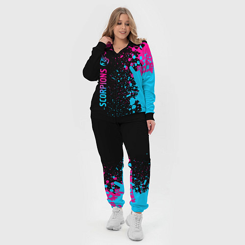 Женский костюм Scorpions - Neon Gradient / 3D-Черный – фото 4