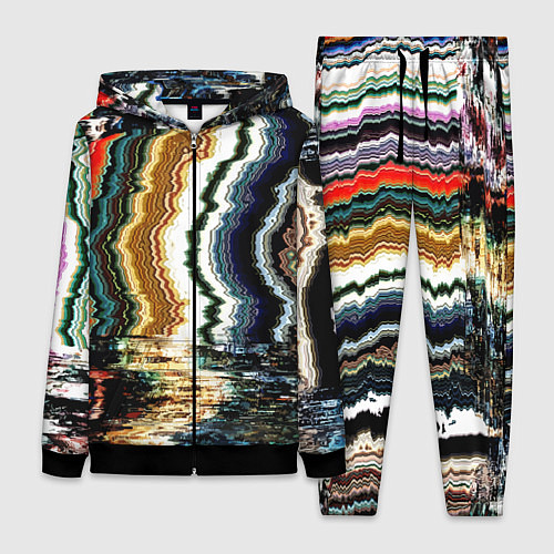 Женский костюм Glitch pattern - fashion trend / 3D-Черный – фото 1