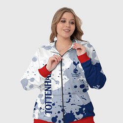 Женский 3D-костюм Tottenham hotspur Брызги красок, цвет: 3D-красный — фото 2