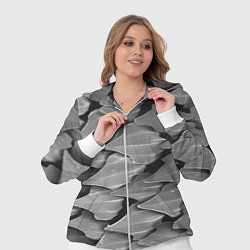 Женский 3D-костюм Кожа акулы - броня, цвет: 3D-белый — фото 2