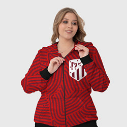Женский 3D-костюм Atletico Madrid отпечатки, цвет: 3D-черный — фото 2