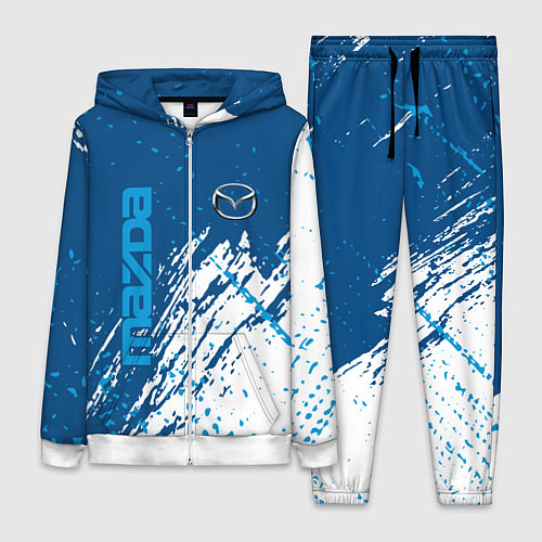 Женский костюм Mazda - краска / 3D-Белый – фото 1