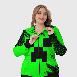 Женский 3D-костюм Minecraft squares, цвет: 3D-черный — фото 2