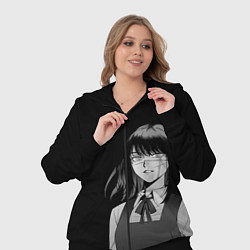 Женский 3D-костюм Человек-бензопила : Аса Митака, цвет: 3D-черный — фото 2