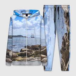 Женский костюм Парусник на горизонте океана