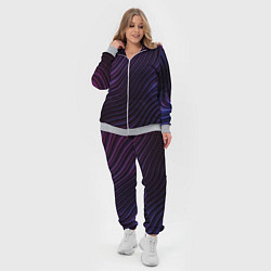 Женский 3D-костюм Волнистый металлик, цвет: 3D-меланж — фото 2