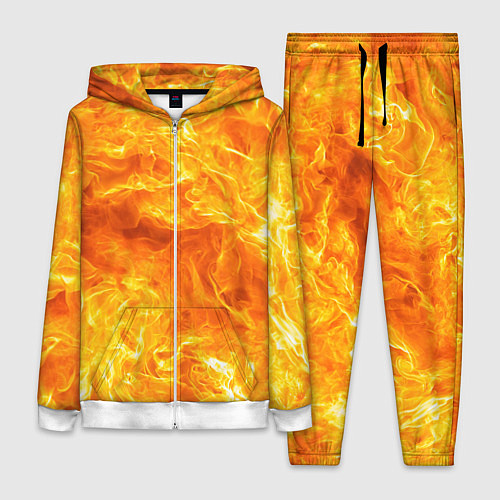 Женский костюм Бушующий огонь / 3D-Белый – фото 1