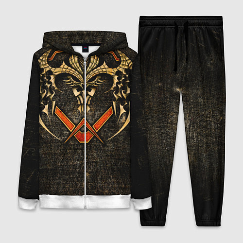 Женский костюм FIEND смотрящий на звезды / 3D-Белый – фото 1