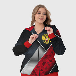 Женский 3D-костюм Red & black Russia, цвет: 3D-красный — фото 2