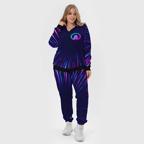 Женский костюм Great Wall neon speed lines / 3D-Черный – фото 4