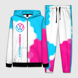 Женский костюм Volkswagen neon gradient style: по-вертикали