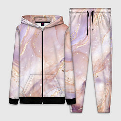 Женский костюм Бежевый с золотом мрамор