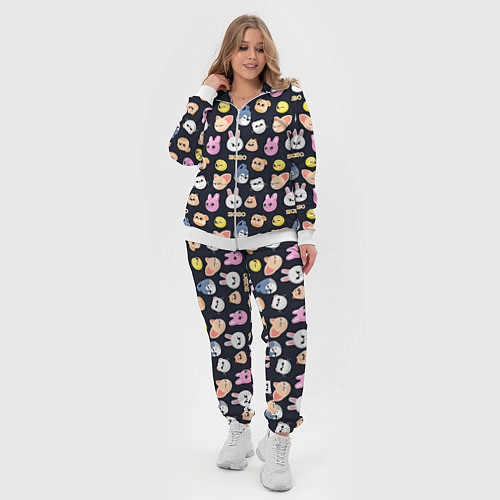 Женский костюм Skzoo pattern / 3D-Белый – фото 4