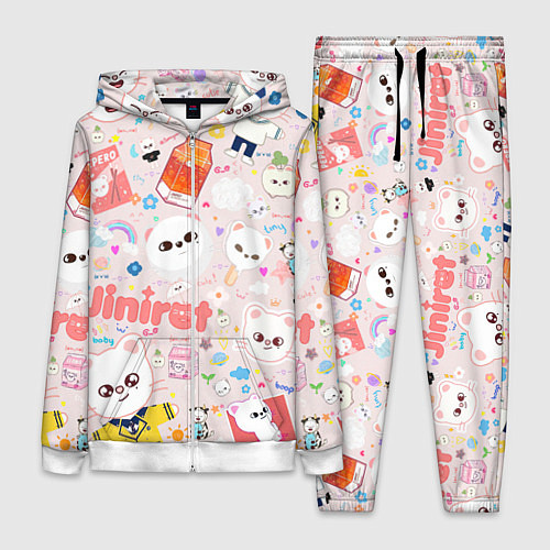 Женский костюм Skzoo Jinniret pattern cartoon avatar / 3D-Белый – фото 1