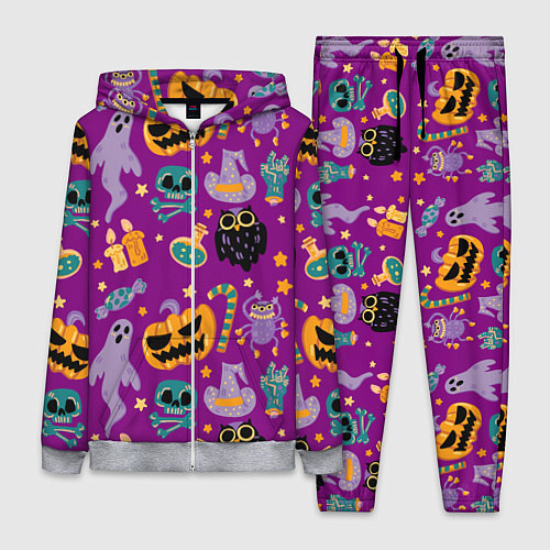 Женский костюм Happy Halloween - holiday pattern / 3D-Меланж – фото 1