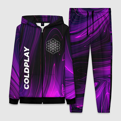 Женский костюм Coldplay violet plasma / 3D-Черный – фото 1