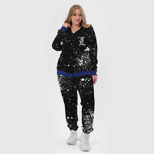 Женский костюм Тетрадь смерти брызги / 3D-Синий – фото 4