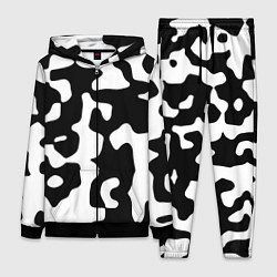 Женский 3D-костюм Камуфляж Cowskin крупный, цвет: 3D-черный