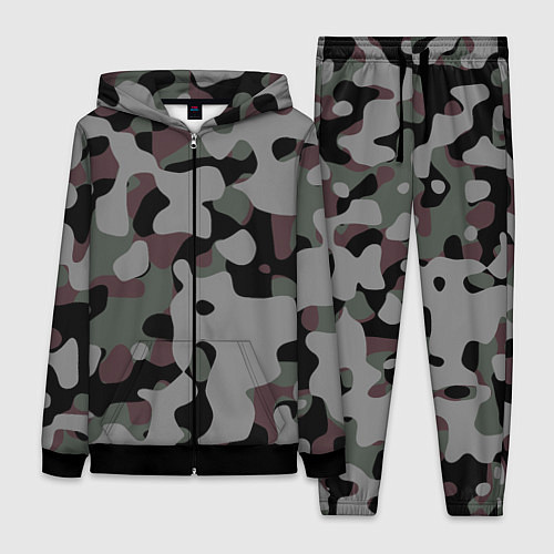 Женский костюм Камуфляж Urban Night / 3D-Черный – фото 1