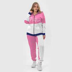 Женский 3D-костюм Stray Kids pink and white, цвет: 3D-синий — фото 2