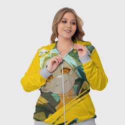 Женский 3D-костюм Киберпанк: Бегущие по краю Ребекка, цвет: 3D-меланж — фото 2