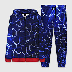 Женский 3D-костюм Графическая химия, цвет: 3D-красный