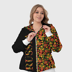 Женский 3D-костюм Хохлома-символ России, цвет: 3D-белый — фото 2