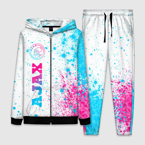 Женский костюм Ajax neon gradient style: по-вертикали / 3D-Черный – фото 1