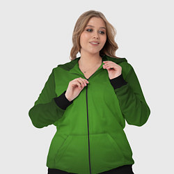 Женский 3D-костюм Зеленый с затемняющей виньеткой, цвет: 3D-черный — фото 2