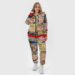 Женский 3D-костюм Лицо ГТО, цвет: 3D-красный — фото 2