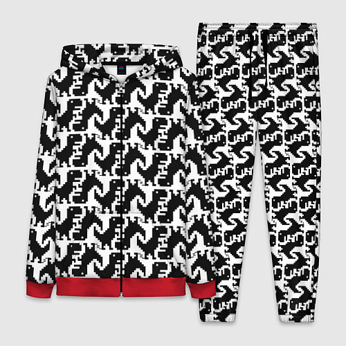 Женский костюм Динозаврик - паттерн / 3D-Красный – фото 1