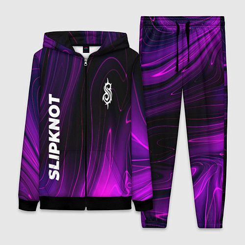 Женский костюм Slipknot violet plasma / 3D-Черный – фото 1