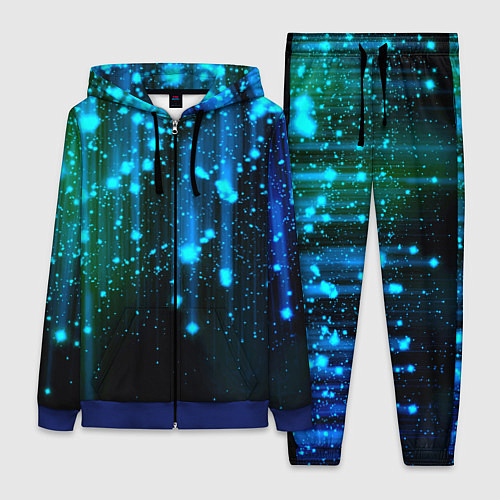 Женский костюм Space - starfall / 3D-Синий – фото 1