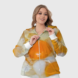 Женский 3D-костюм Яичница с салом, цвет: 3D-белый — фото 2