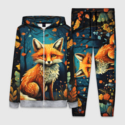 Женский костюм Лиса в Folk Art стиле