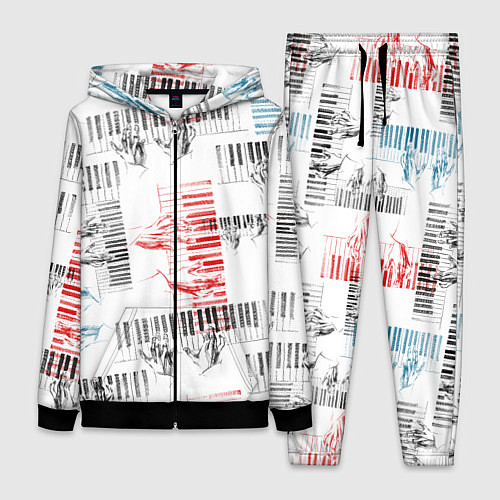 Женский костюм Играем джаз / 3D-Черный – фото 1