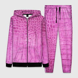 Женский 3D-костюм Кожа - текстура - pink, цвет: 3D-черный