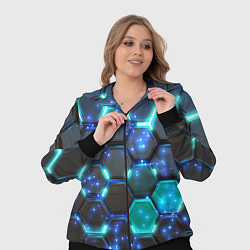 Женский 3D-костюм Броня нового мира, цвет: 3D-черный — фото 2