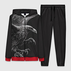 Женский костюм Черно-белый ворон