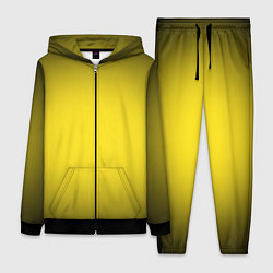 Женский 3D-костюм Желтый градиент, цвет: 3D-черный