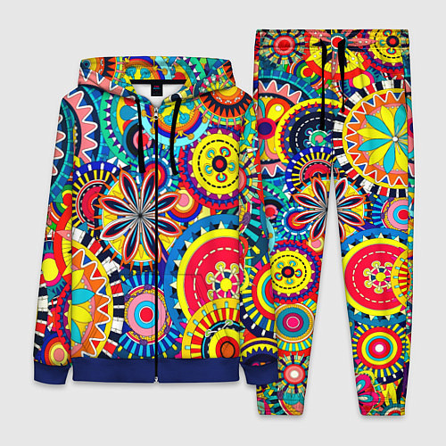 Женский костюм Психоделика калейдоскоп / 3D-Синий – фото 1
