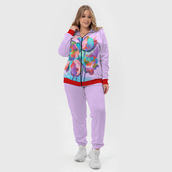 Женский 3D-костюм Цветы и звезды, цвет: 3D-красный — фото 2