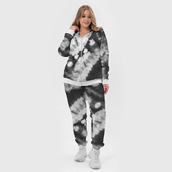 Женский 3D-костюм Черно-белый тай-дай, цвет: 3D-белый — фото 2