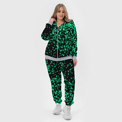 Женский 3D-костюм Авангардный пиксельный паттерн, цвет: 3D-меланж — фото 2