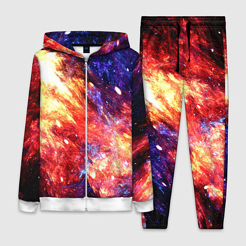 Женский костюм Космическое сияние ночь / 3D-Белый – фото 1