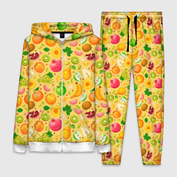Женский 3D-костюм Fruit abundance, цвет: 3D-белый