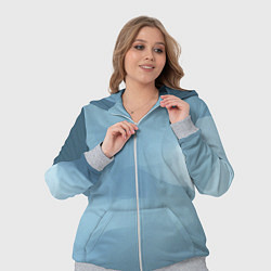 Женский 3D-костюм Синий туман, цвет: 3D-меланж — фото 2